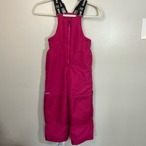 Kamik Pink Girl’s Ski Pants Snow Bib Size 6